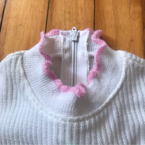 Vintage Bull Frog Knits Ice Cream Footie Size 6-9 Months - Picture 5 of 9